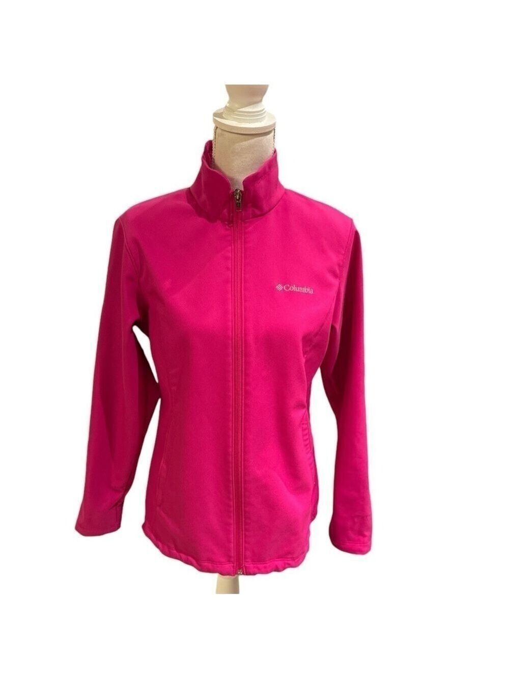 Columbia Women's Pink Kruger Ridge Softshell Jacket Casual Travel Size M